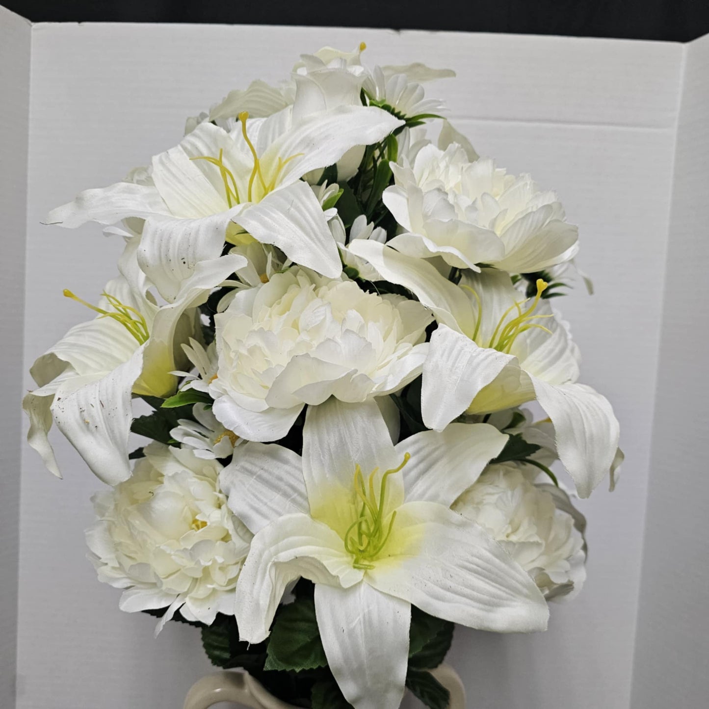 28" Peony, Rose Bud and Dahlia Bush