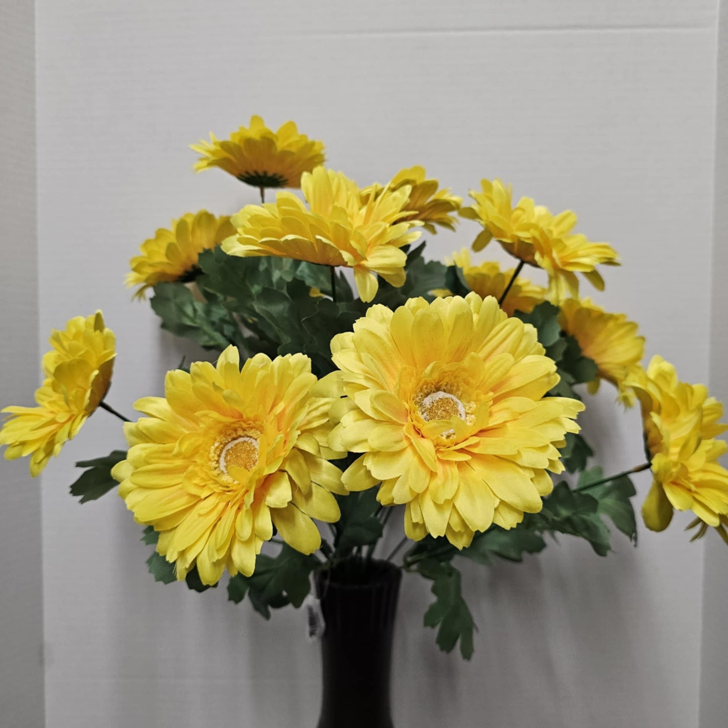 85006-YEL - 20" Gerbera Bush