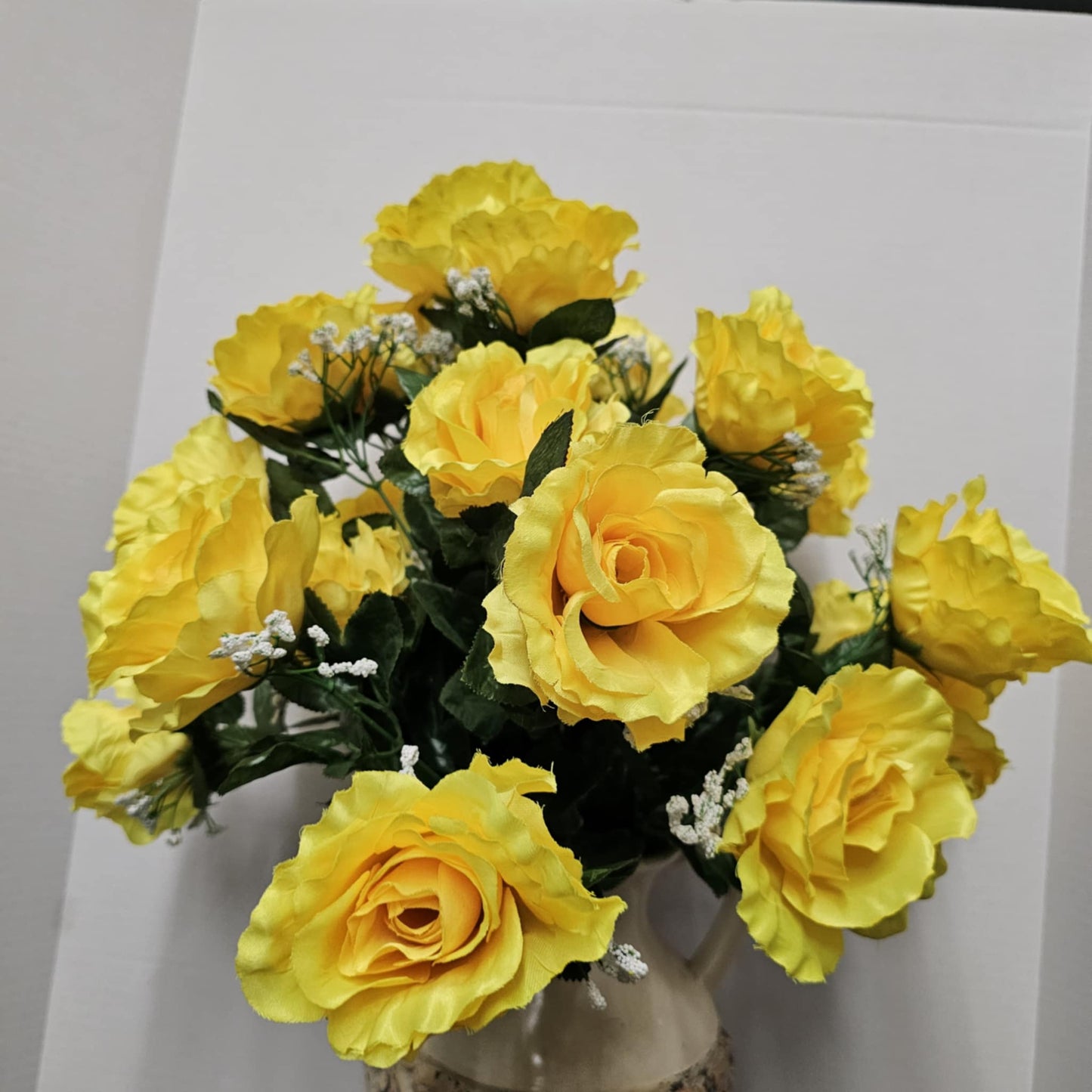 Rose Bush - 45240-YEL/W