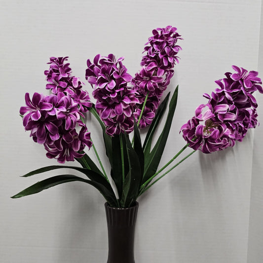21" Satin Hiyacinth Bush