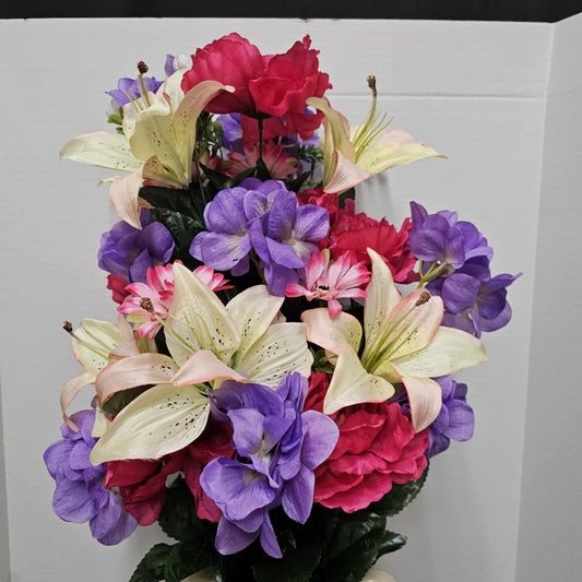 Peony, Hydrangea and Lily Bush