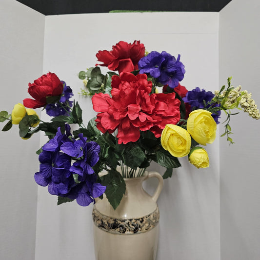 26" Peony Rananculus