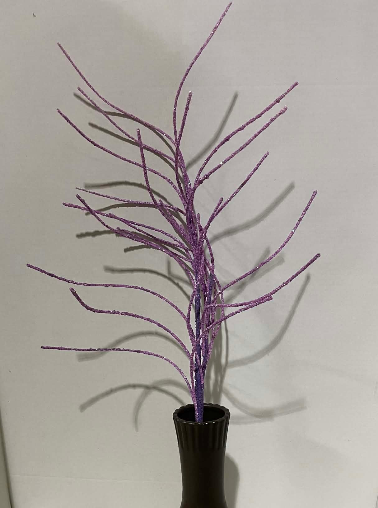 63745PU - 30" Glitter Twig Spray