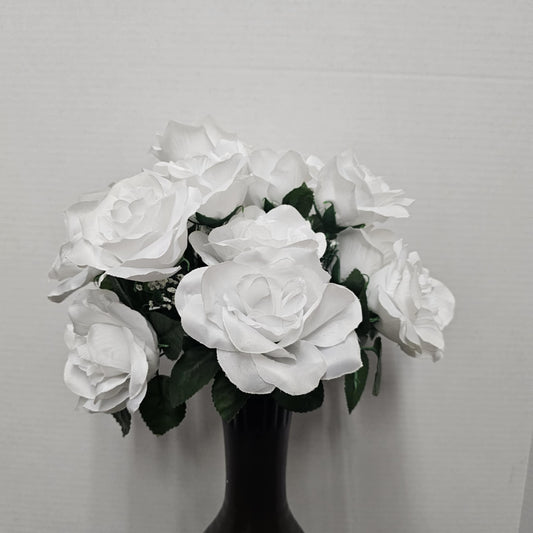 Rose Bush - 64300-WHITE