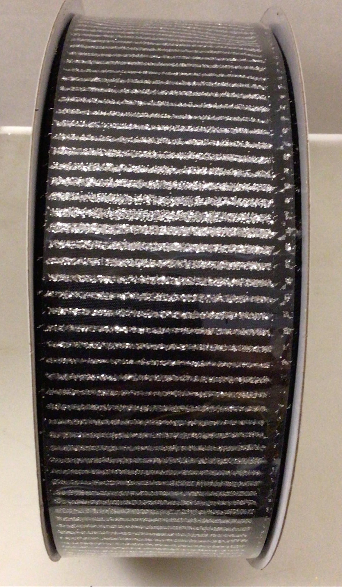 851-40-201 - #40 Black & Silver Ribbon