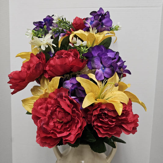 Peony, Hydrangea and Lily Bush