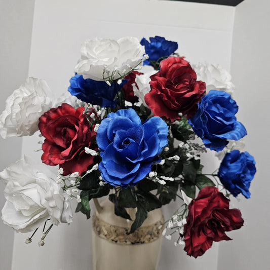 Rose Bush - 45230-R/W/B