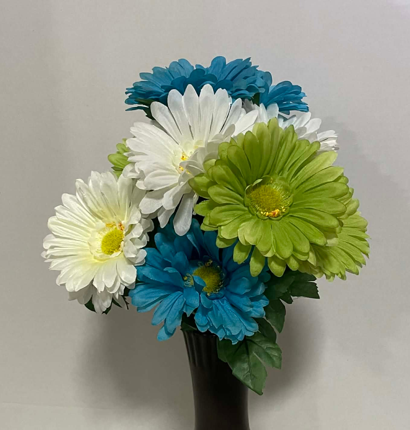 54834-TQ/GN/CR - 19" Gerber Daisy Bush