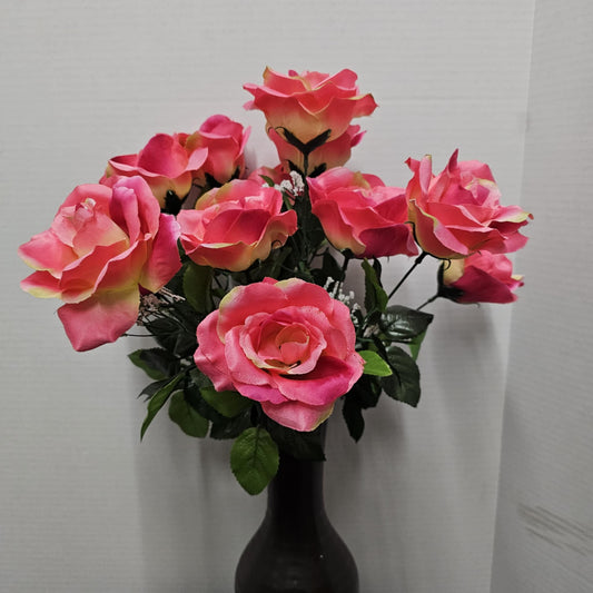 Rose Satin Bush - 55976-GREEN/MV