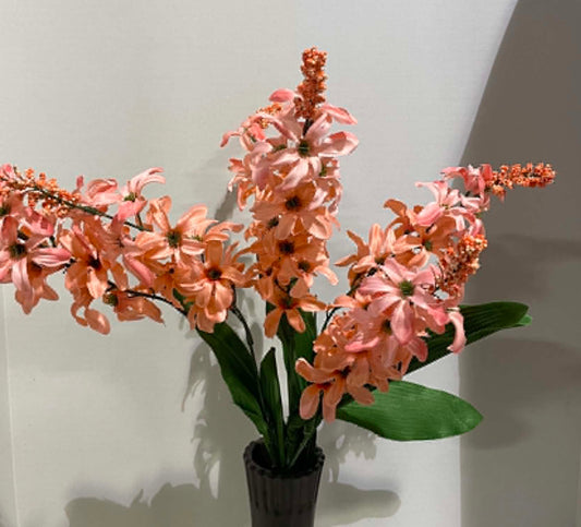 84222-CORAL - 24" Satin Hyacinth Bush
