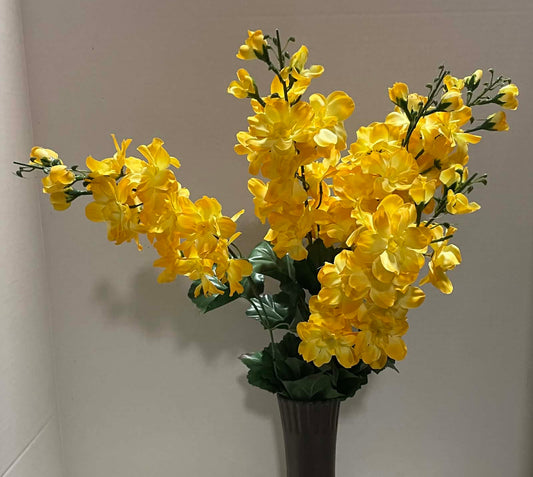30440-YW - 25" Color Fast Delphinium Bush