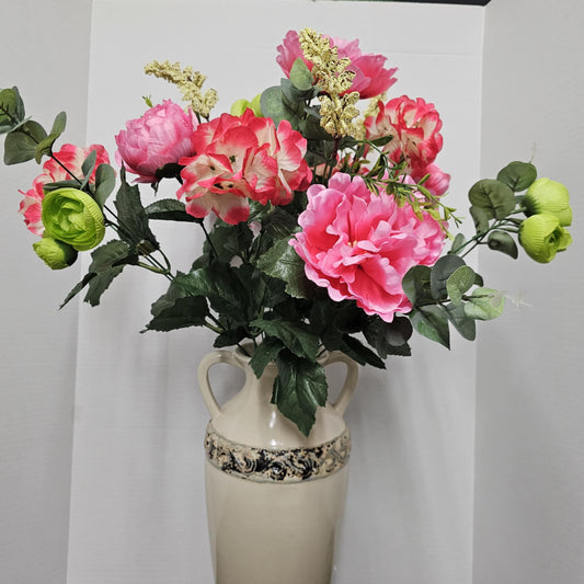 82552-BTYPKGN - 26" Peony Ranunculus Mixed