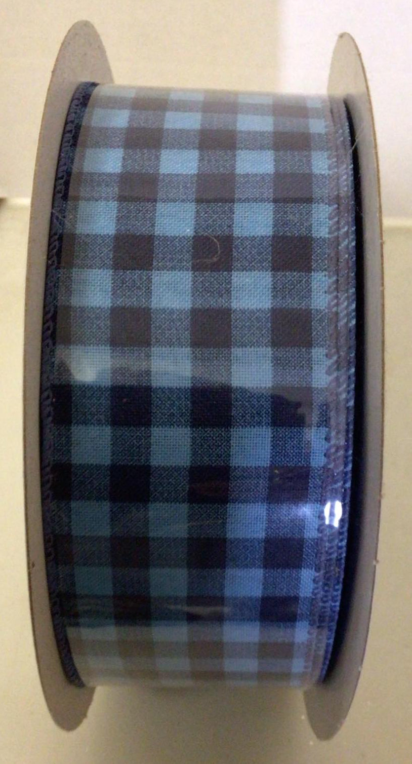 871-40-239 - #40 Blue Plaid Ribbon