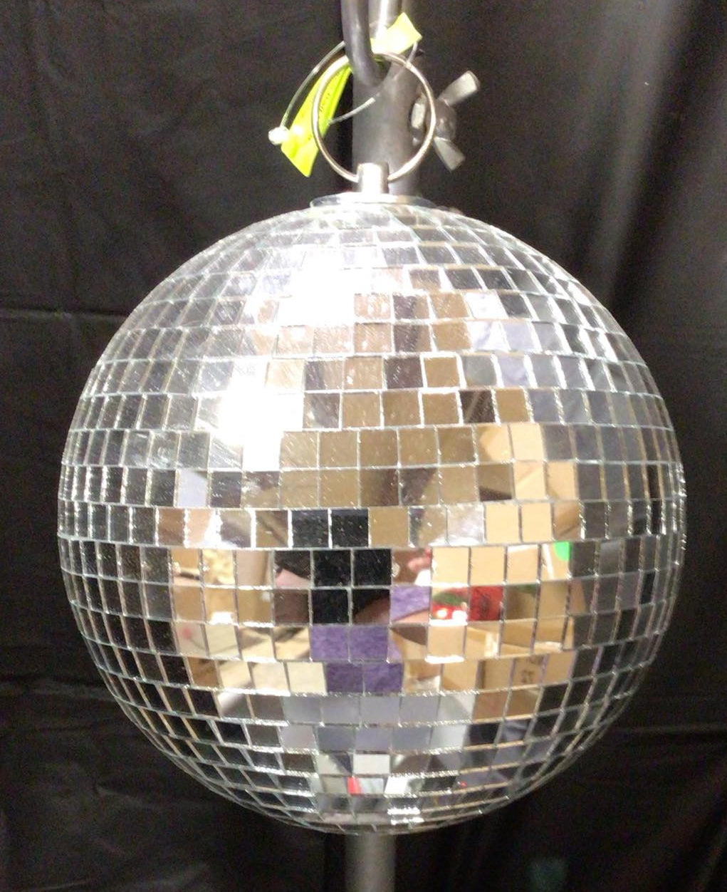 85961SV - 6" Disco Ball Ornament - Silver