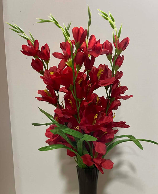 55971-RED - 25" Pongee Gladiolus