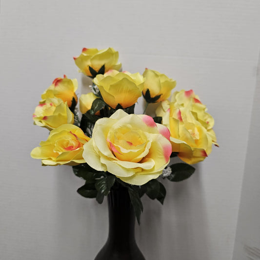 Rose Satin Bush - 55978-GOLD YEL