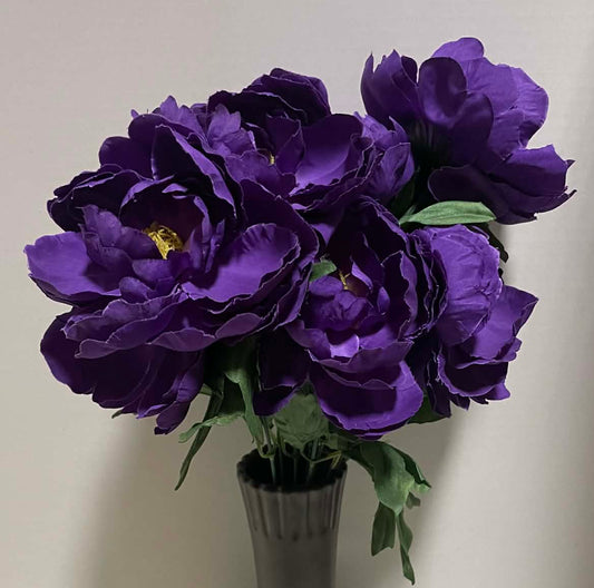 35102-PU - 20" Peony Bush