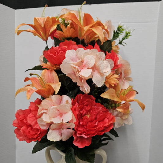 Peony, Hydrangea and Lily Bush - 30596-COPH