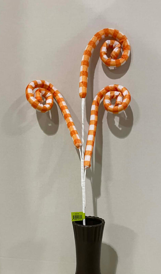 63424 OR - 28" Gingham Curly Spray