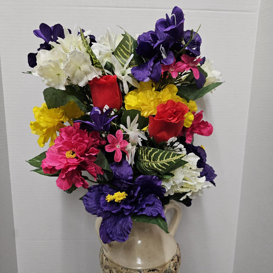 Hibiscus & Zinnia Bush