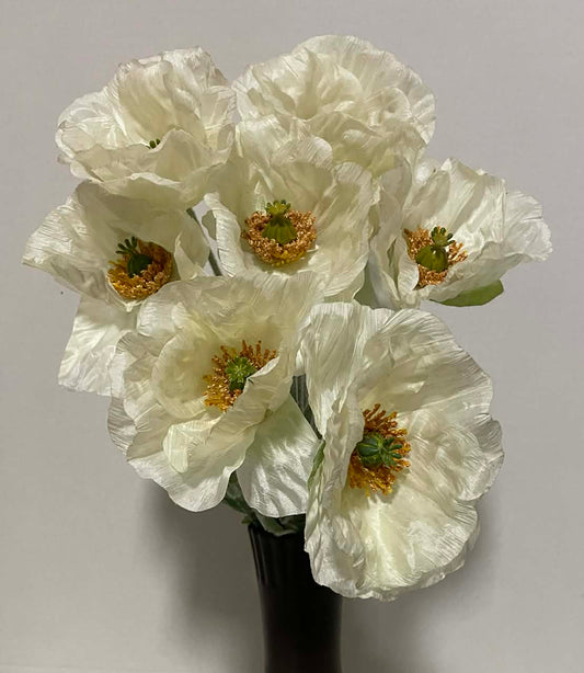 56952-CR - 19" Poppy Bush