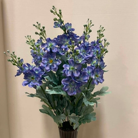 84296-BL - 24" Delphinium Bush