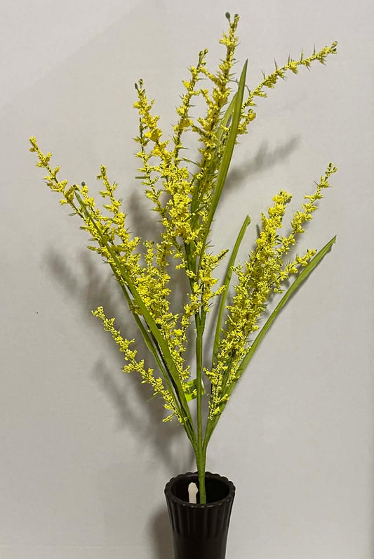 63092-YW - 28" Feather Reed Grass Spray