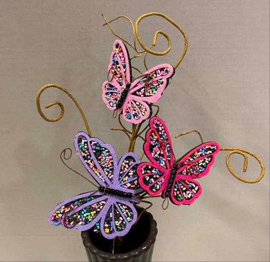 63269-PKPUBTY - 15" Butterfly Curly Pick