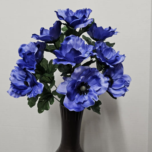 208029-DK BLUE - Anemone Bush