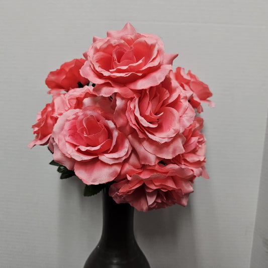 Rose Bush - 64308-SALMON