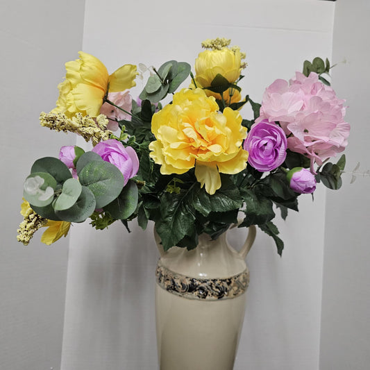 82552-YEPKLV - 26" Peony Ranunculus Mixed