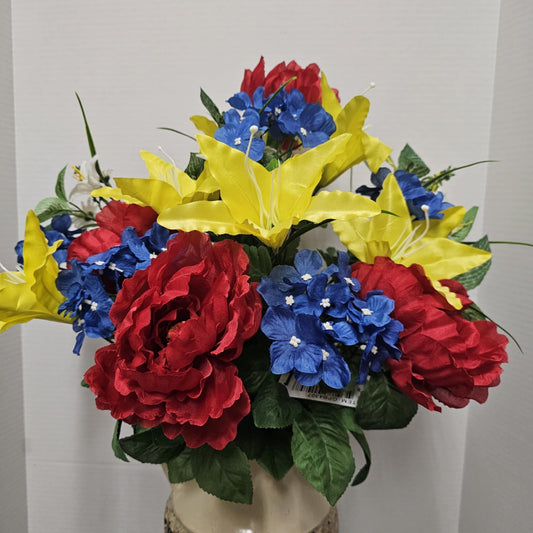 GPB4307-RD/YW/BL - Mixed Bush