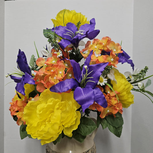 GPB4307-YW/OR/PU - Mixed Bush