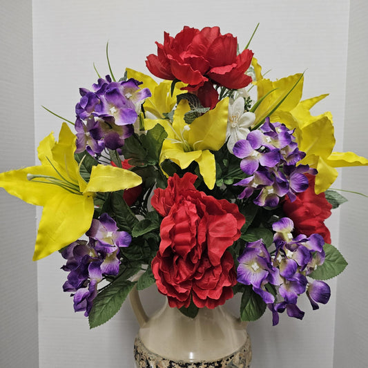 GPB4307-RD/YW/PU - Mixed Bush