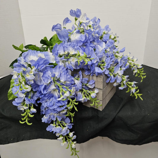 83437-PU/BL - 26" Wisteria Bush