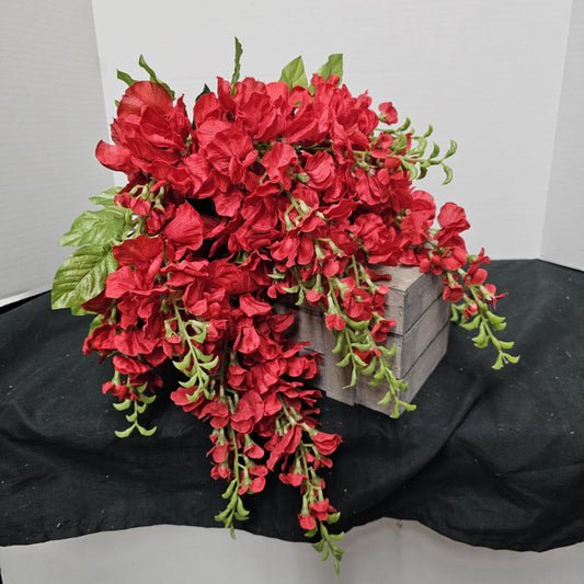 83437-RED - 26" Wisteria Bush