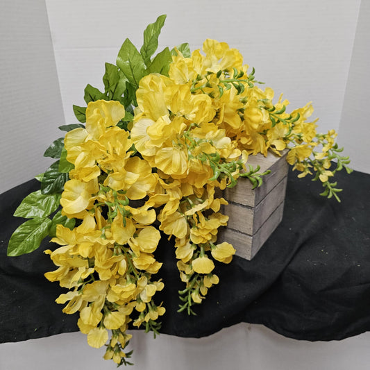 83437-YELLOW - 26" Wisteria Bush