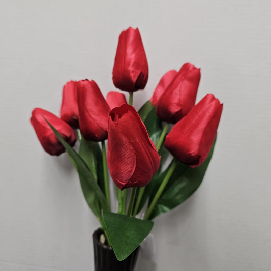 84888-RD - 18" Tulip Bush