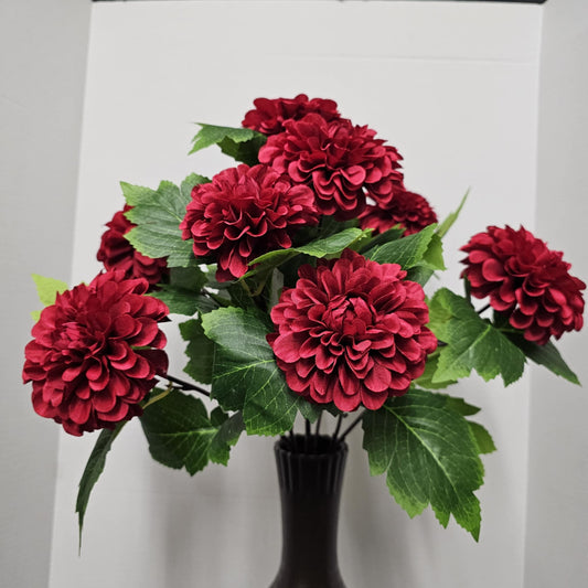 84891-RD - 19" Dahlia  Bush