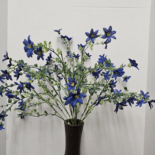 22" Mini Flower Bush - 106349 NAVY BLUE