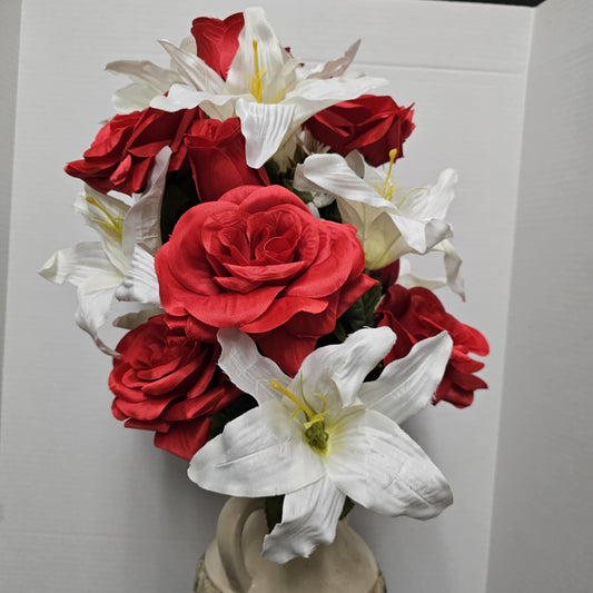 28" Lilium Rose Bush - 80802-RDWT