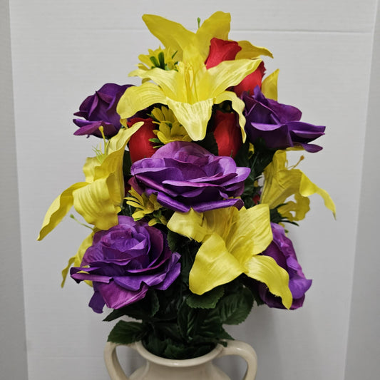 80359A-SPRING - 28" Lilium Rose Bush