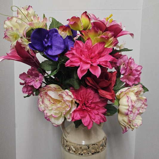 Peony, Rose, Lily, Dahlia and Hydrangea Mixed Bush - GPB7315-BT/ORCH MIX