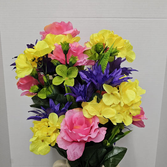 Rose, Hydrangea and Dahlia Bush