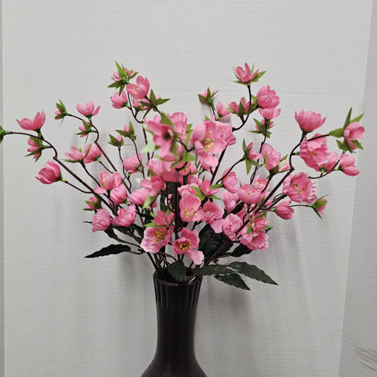 84324-PK - 17" Peach Blossom Bush