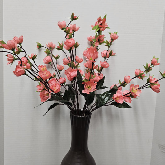 84324-CORAL - 17" Peach Blossom Bush
