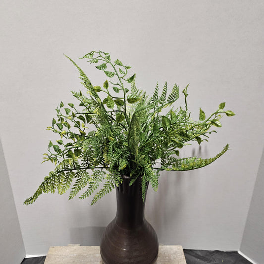 Plastic Fern Mix Bush #53827