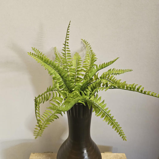 Plastic Boston Fern Bush