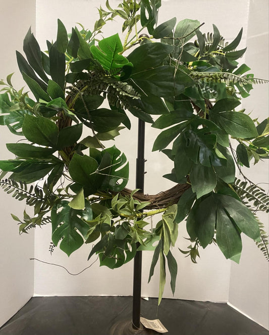 22" Greenery Leaf Wreath