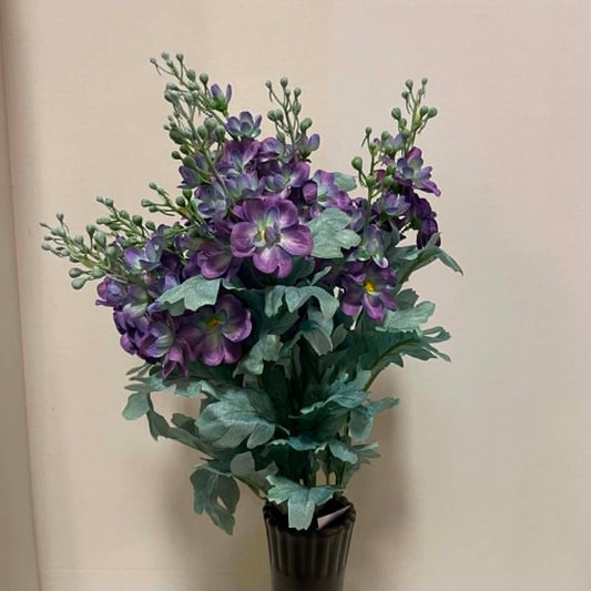 84296-PU - 24" Delphinium Bush